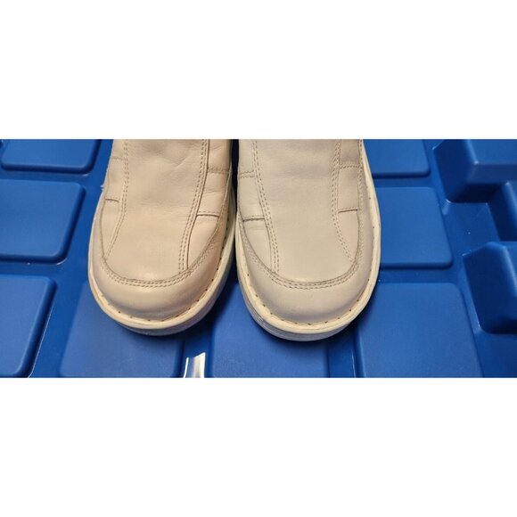 Nurse Mates Womens Shoes Sz 8W Kayla Slip On Leather Clog Slip Resistant Sole - Picture 4 of 7